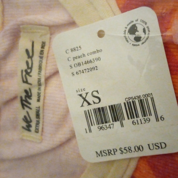 NWT  Free People Too Hot to Handle top Size XS - Picture 5 of 5